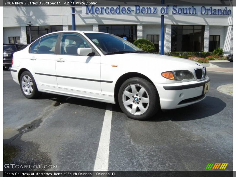 Alpine White / Sand 2004 BMW 3 Series 325xi Sedan