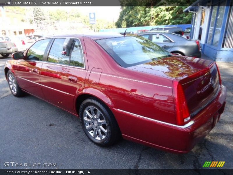 Crystal Red / Cashmere/Cocoa 2008 Cadillac DTS