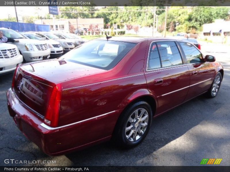 Crystal Red / Cashmere/Cocoa 2008 Cadillac DTS