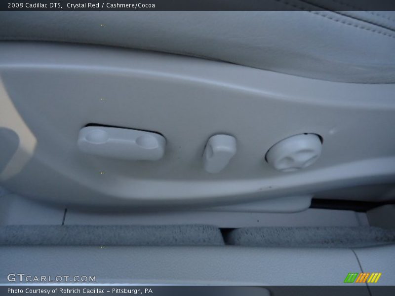 Crystal Red / Cashmere/Cocoa 2008 Cadillac DTS