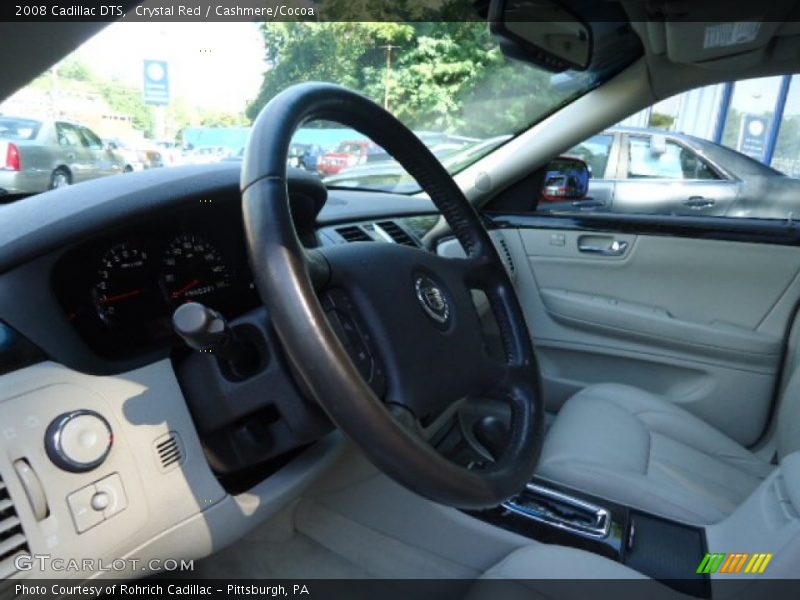 Crystal Red / Cashmere/Cocoa 2008 Cadillac DTS