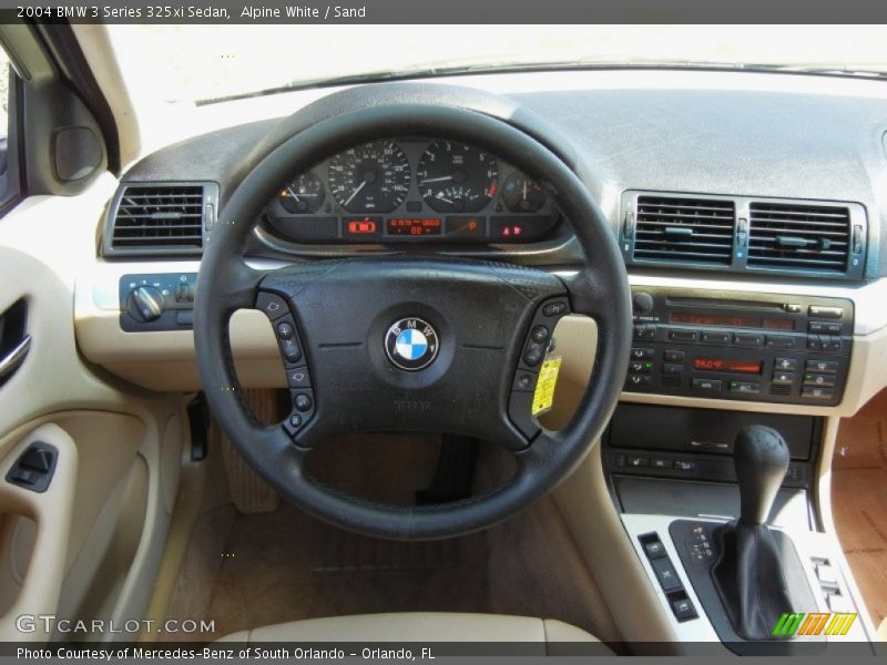 Alpine White / Sand 2004 BMW 3 Series 325xi Sedan