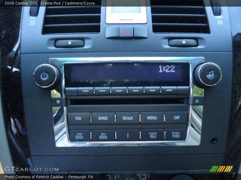 Crystal Red / Cashmere/Cocoa 2008 Cadillac DTS