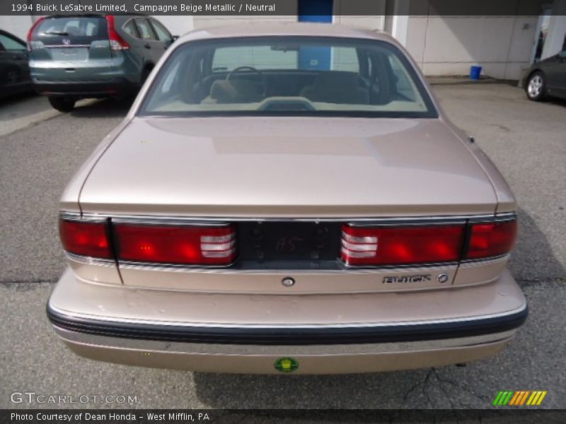 Campagne Beige Metallic / Neutral 1994 Buick LeSabre Limited
