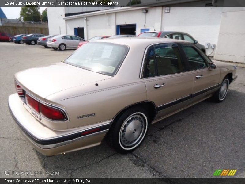 Campagne Beige Metallic / Neutral 1994 Buick LeSabre Limited