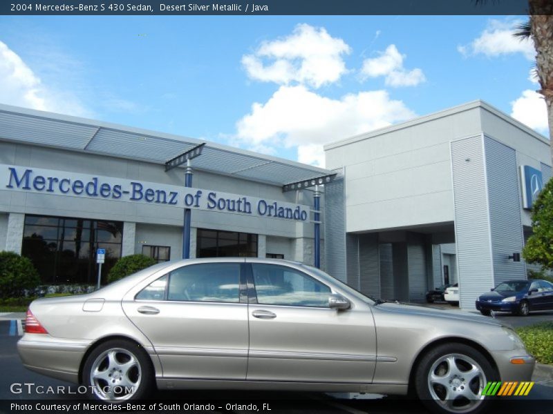Desert Silver Metallic / Java 2004 Mercedes-Benz S 430 Sedan