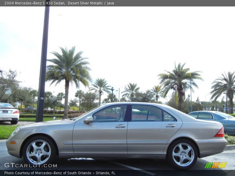 Desert Silver Metallic / Java 2004 Mercedes-Benz S 430 Sedan