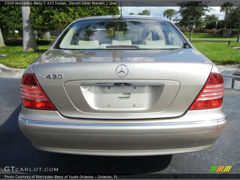 Desert Silver Metallic / Java 2004 Mercedes-Benz S 430 Sedan