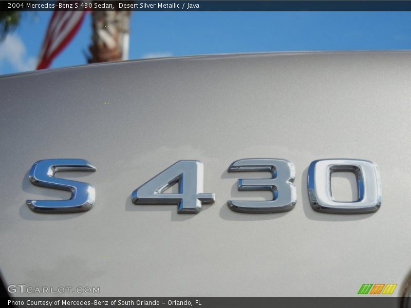 Desert Silver Metallic / Java 2004 Mercedes-Benz S 430 Sedan