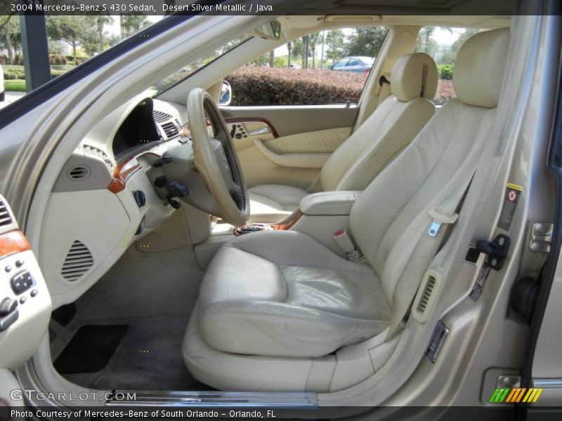 Desert Silver Metallic / Java 2004 Mercedes-Benz S 430 Sedan