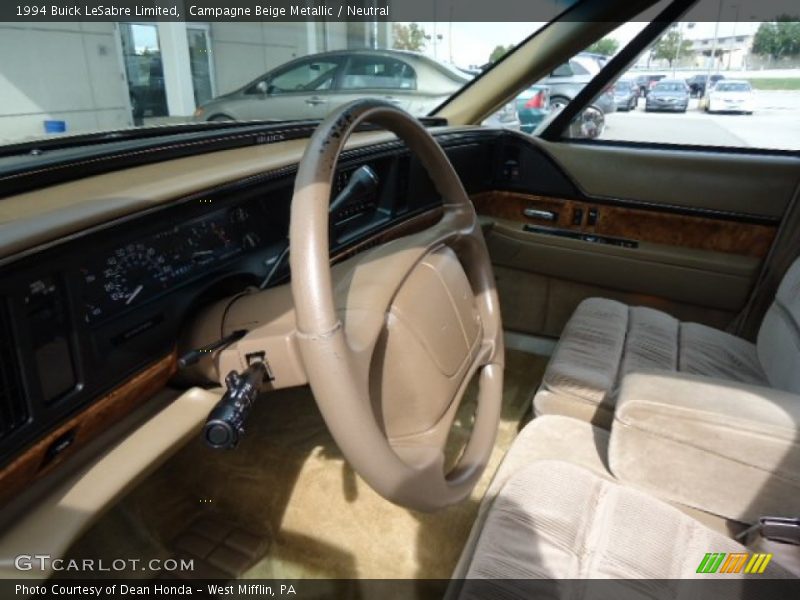 Campagne Beige Metallic / Neutral 1994 Buick LeSabre Limited