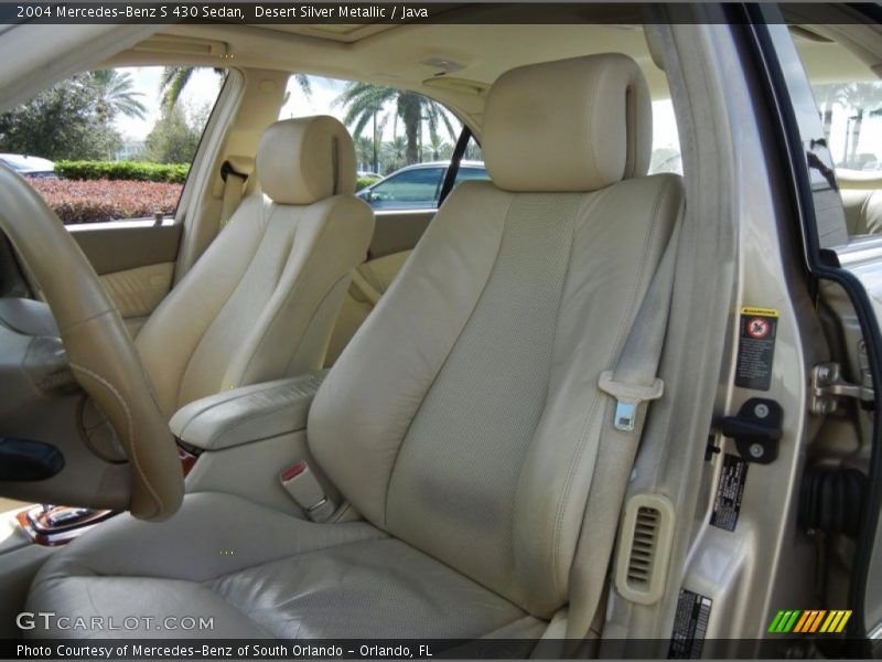Desert Silver Metallic / Java 2004 Mercedes-Benz S 430 Sedan