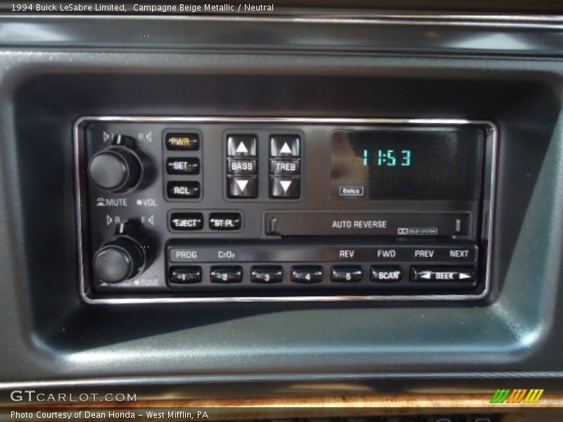 Audio System of 1994 LeSabre Limited