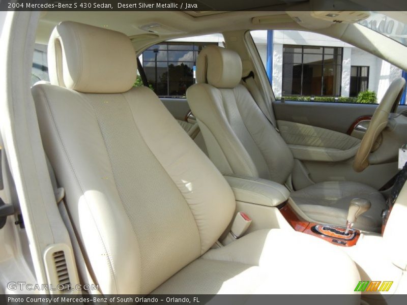 Desert Silver Metallic / Java 2004 Mercedes-Benz S 430 Sedan