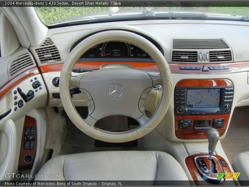 Desert Silver Metallic / Java 2004 Mercedes-Benz S 430 Sedan