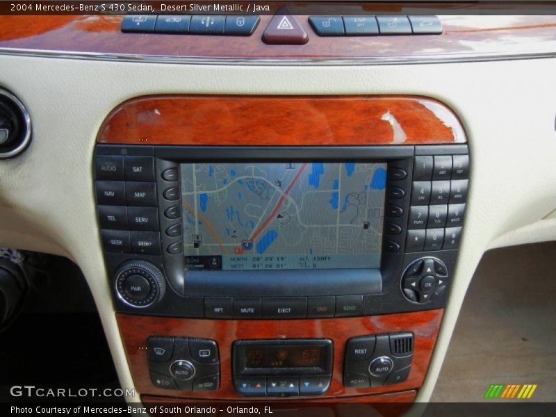 Desert Silver Metallic / Java 2004 Mercedes-Benz S 430 Sedan