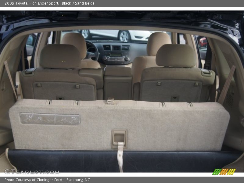 Black / Sand Beige 2009 Toyota Highlander Sport