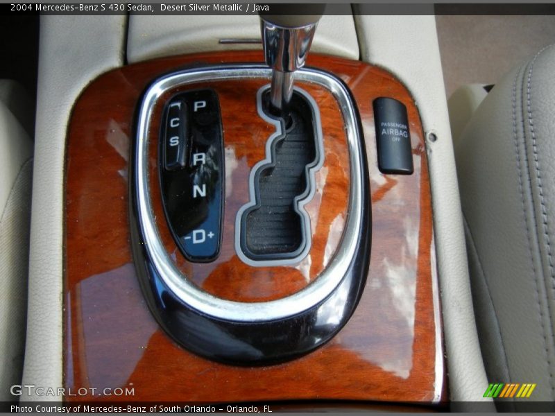 Desert Silver Metallic / Java 2004 Mercedes-Benz S 430 Sedan