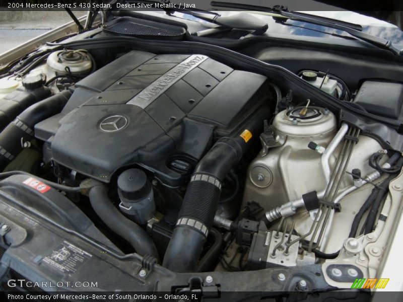 Desert Silver Metallic / Java 2004 Mercedes-Benz S 430 Sedan