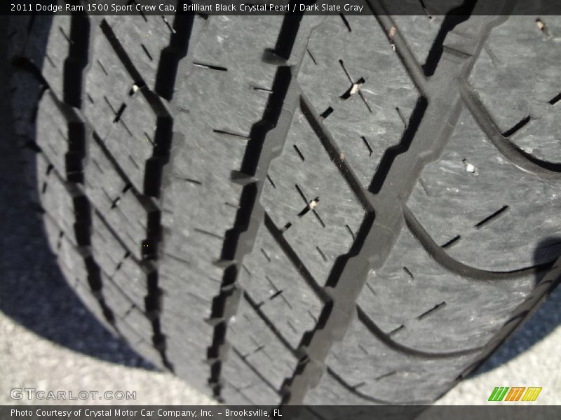 Brilliant Black Crystal Pearl / Dark Slate Gray 2011 Dodge Ram 1500 Sport Crew Cab