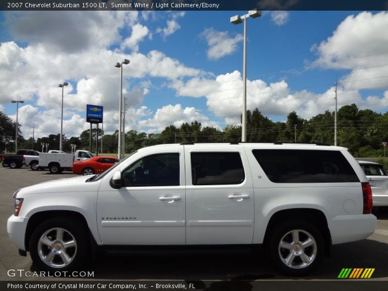 Summit White / Light Cashmere/Ebony 2007 Chevrolet Suburban 1500 LT
