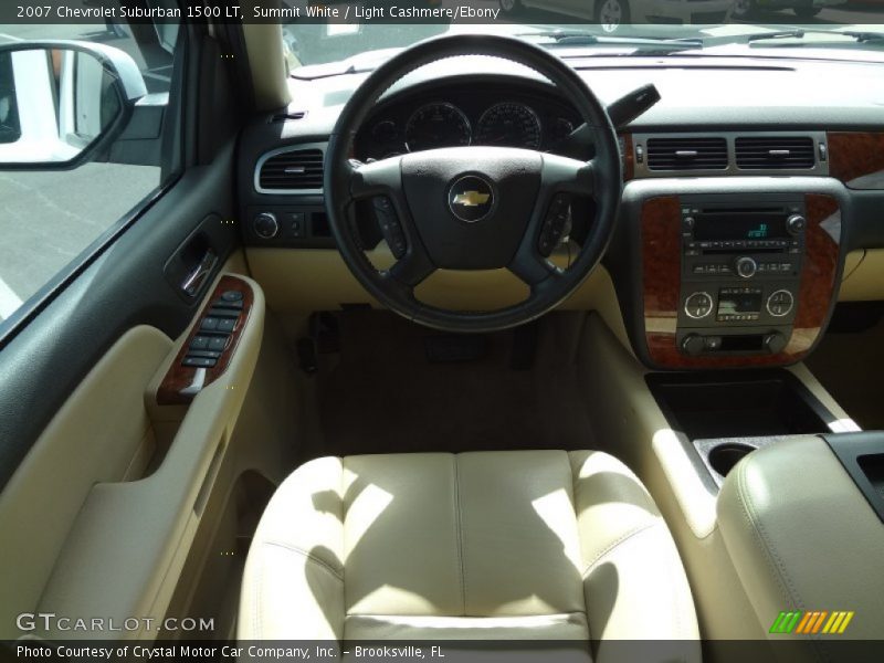 Summit White / Light Cashmere/Ebony 2007 Chevrolet Suburban 1500 LT