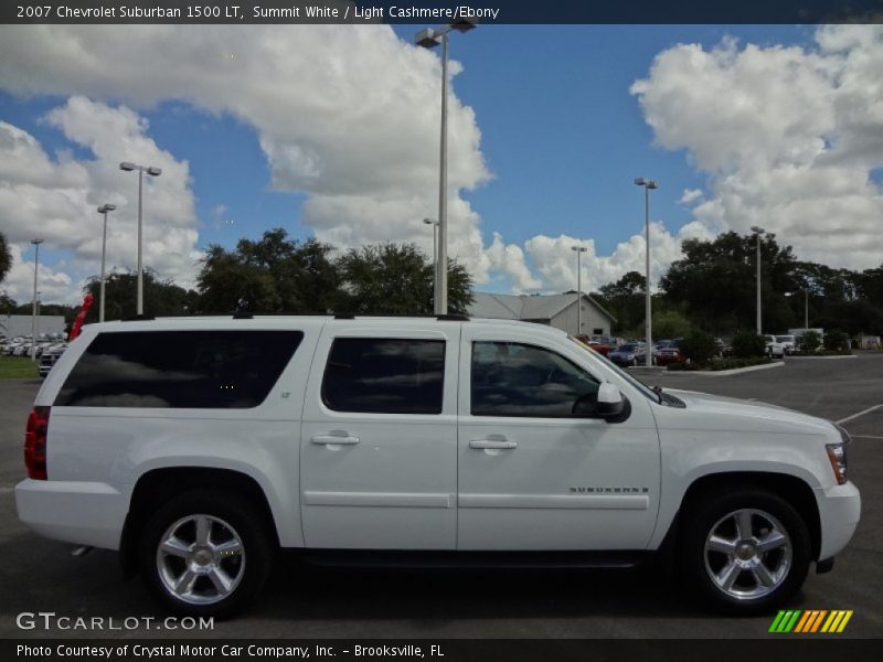 Summit White / Light Cashmere/Ebony 2007 Chevrolet Suburban 1500 LT