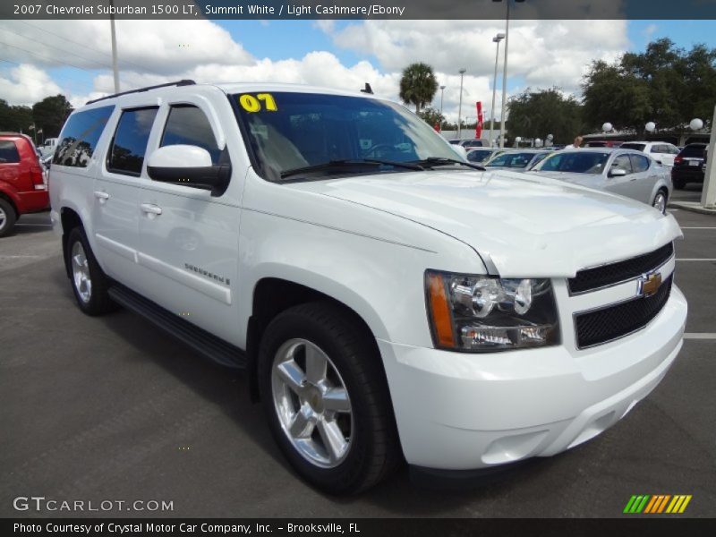 Summit White / Light Cashmere/Ebony 2007 Chevrolet Suburban 1500 LT