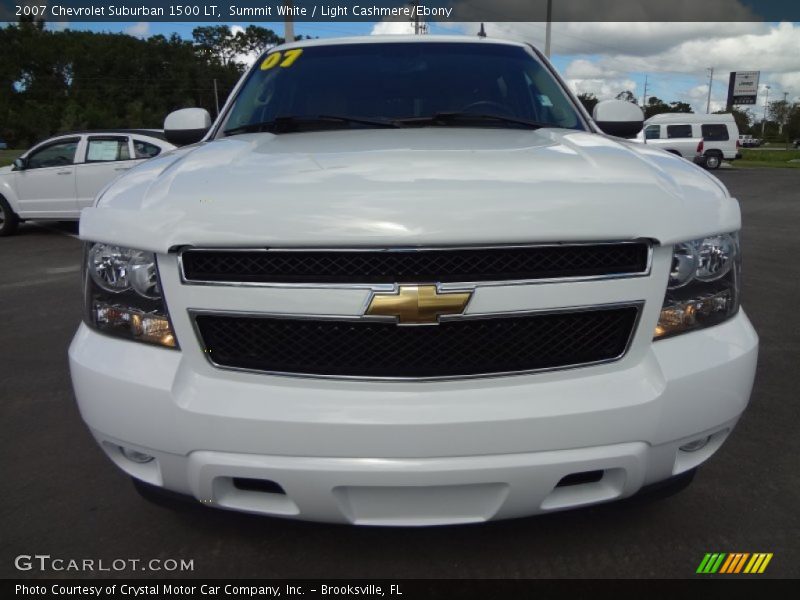 Summit White / Light Cashmere/Ebony 2007 Chevrolet Suburban 1500 LT