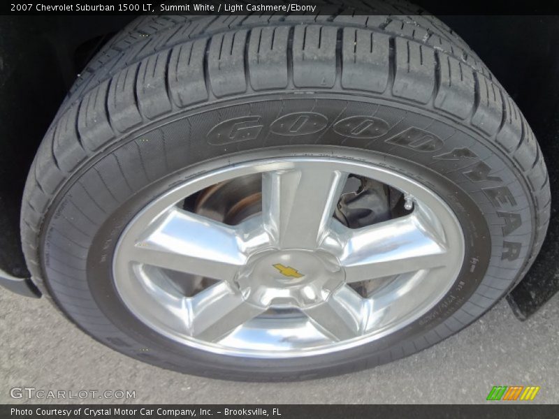 Summit White / Light Cashmere/Ebony 2007 Chevrolet Suburban 1500 LT