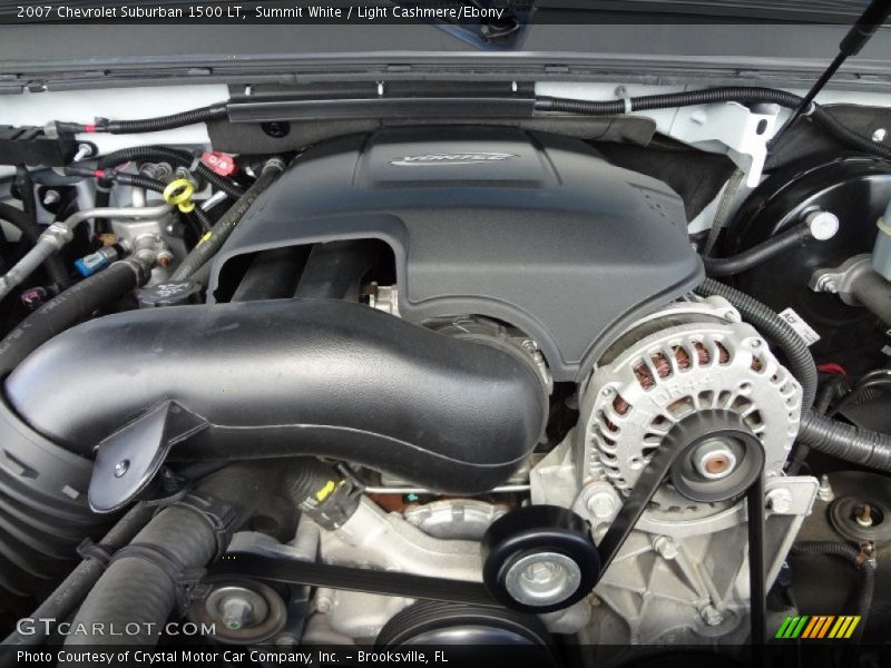Summit White / Light Cashmere/Ebony 2007 Chevrolet Suburban 1500 LT