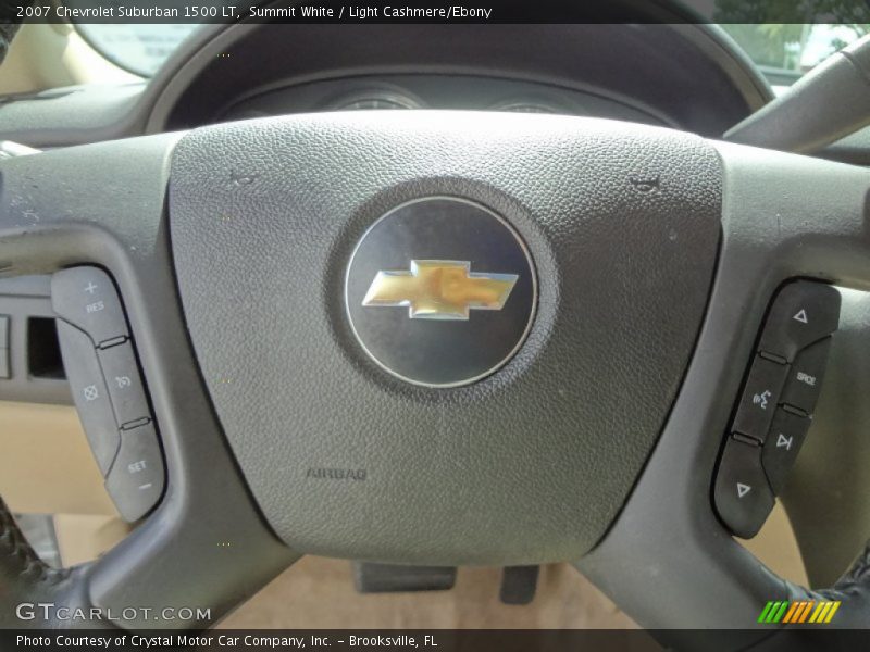 Summit White / Light Cashmere/Ebony 2007 Chevrolet Suburban 1500 LT