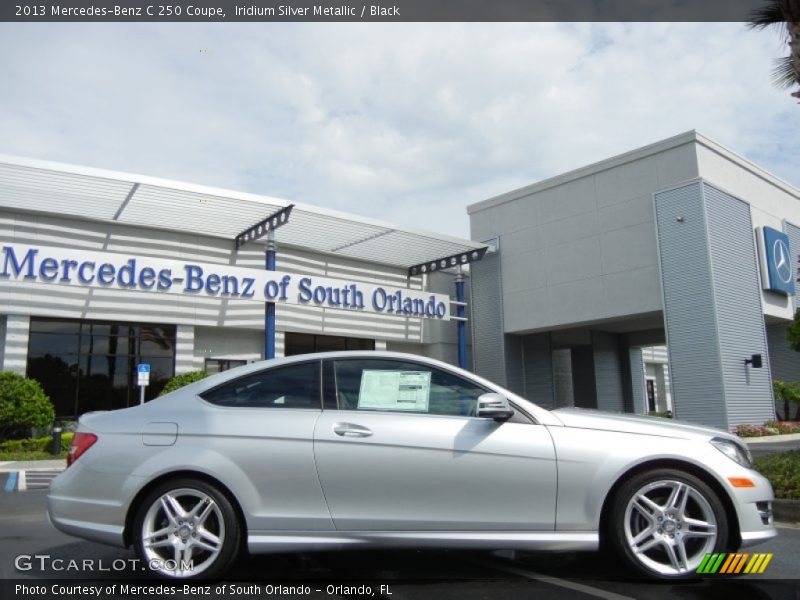 Iridium Silver Metallic / Black 2013 Mercedes-Benz C 250 Coupe