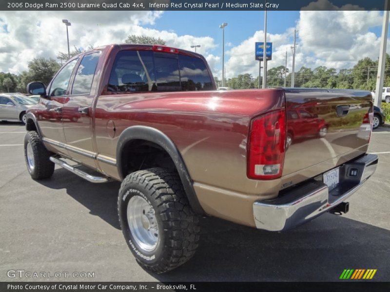 Inferno Red Crystal Pearl / Medium Slate Gray 2006 Dodge Ram 2500 Laramie Quad Cab 4x4