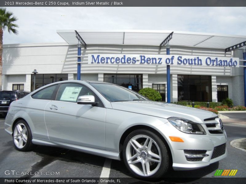 Iridium Silver Metallic / Black 2013 Mercedes-Benz C 250 Coupe