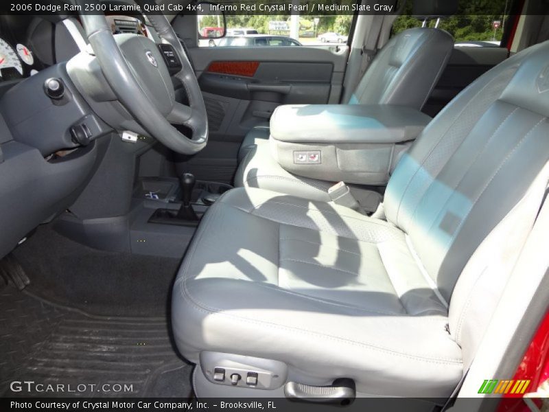 Inferno Red Crystal Pearl / Medium Slate Gray 2006 Dodge Ram 2500 Laramie Quad Cab 4x4