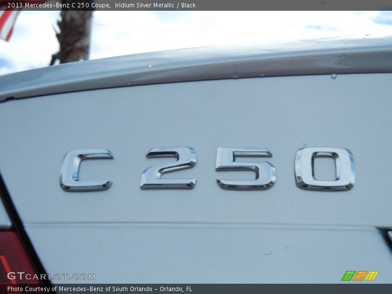 Iridium Silver Metallic / Black 2013 Mercedes-Benz C 250 Coupe