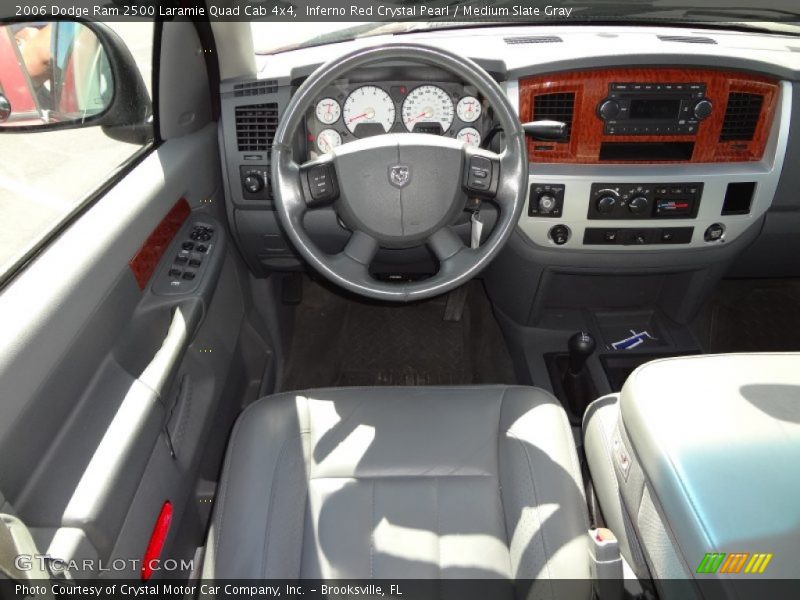 Inferno Red Crystal Pearl / Medium Slate Gray 2006 Dodge Ram 2500 Laramie Quad Cab 4x4