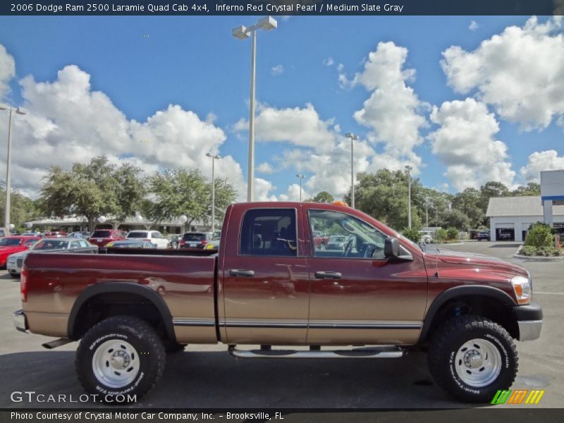 Inferno Red Crystal Pearl / Medium Slate Gray 2006 Dodge Ram 2500 Laramie Quad Cab 4x4