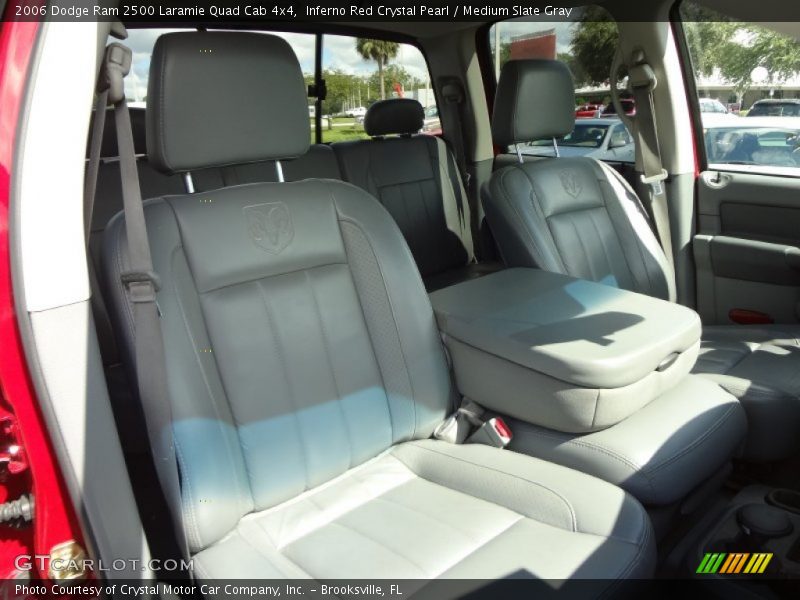Inferno Red Crystal Pearl / Medium Slate Gray 2006 Dodge Ram 2500 Laramie Quad Cab 4x4