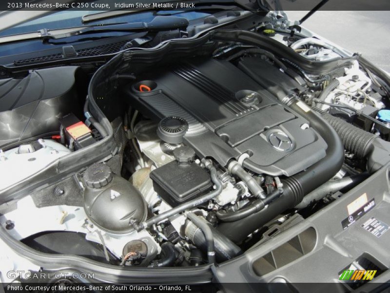 Iridium Silver Metallic / Black 2013 Mercedes-Benz C 250 Coupe