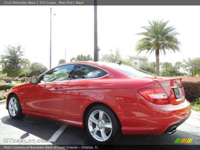 Mars Red / Black 2013 Mercedes-Benz C 250 Coupe