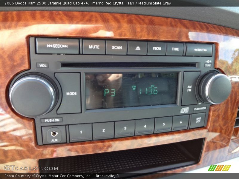 Inferno Red Crystal Pearl / Medium Slate Gray 2006 Dodge Ram 2500 Laramie Quad Cab 4x4