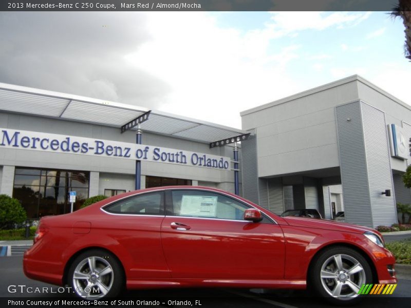 Mars Red / Almond/Mocha 2013 Mercedes-Benz C 250 Coupe