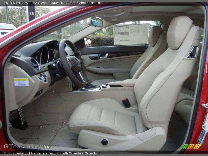Mars Red / Almond/Mocha 2013 Mercedes-Benz C 250 Coupe