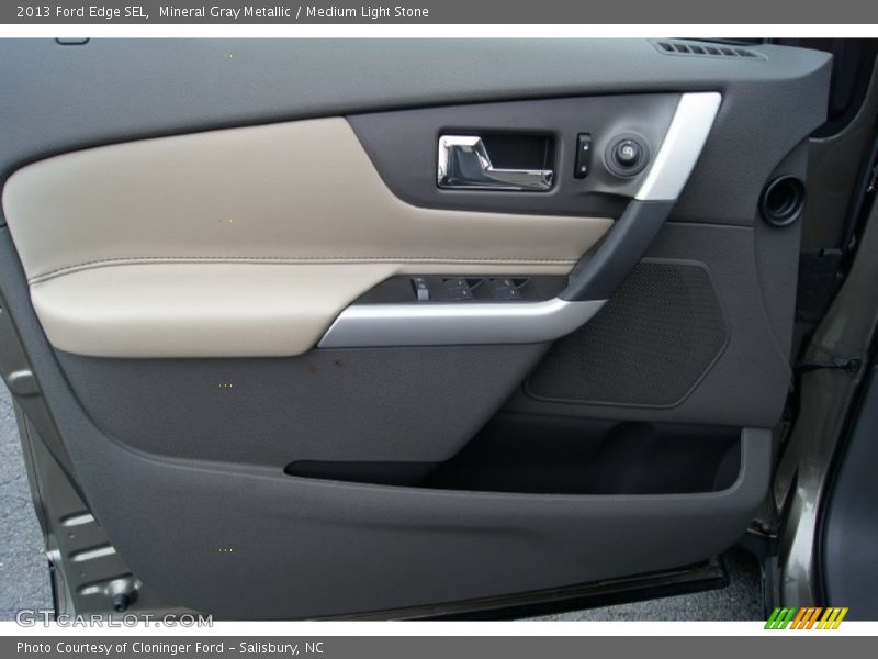 Mineral Gray Metallic / Medium Light Stone 2013 Ford Edge SEL