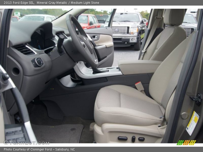 Mineral Gray Metallic / Medium Light Stone 2013 Ford Edge SEL