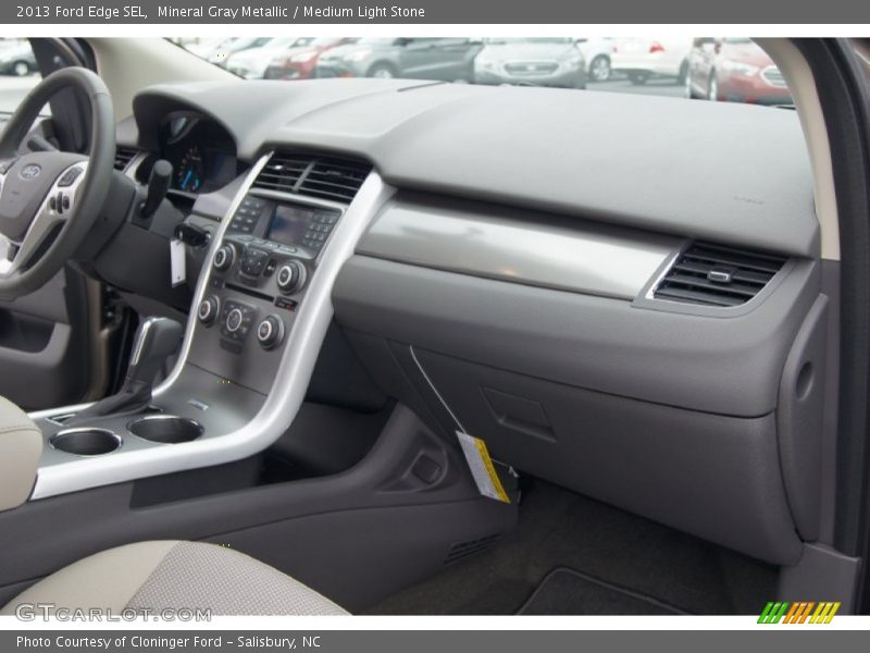 Mineral Gray Metallic / Medium Light Stone 2013 Ford Edge SEL