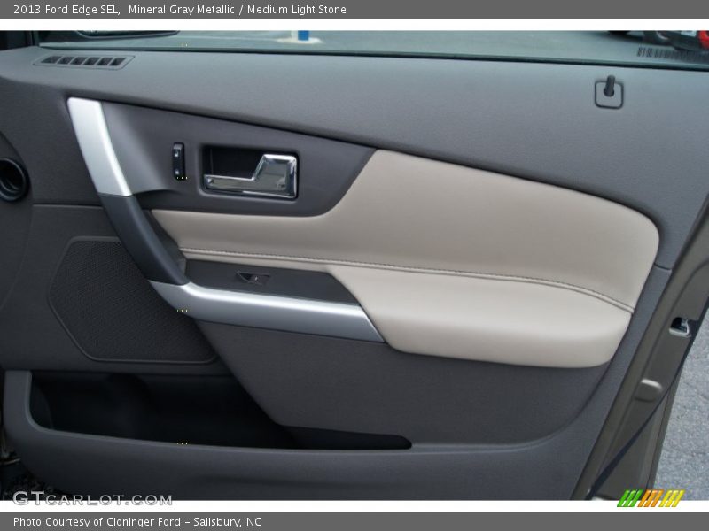 Mineral Gray Metallic / Medium Light Stone 2013 Ford Edge SEL