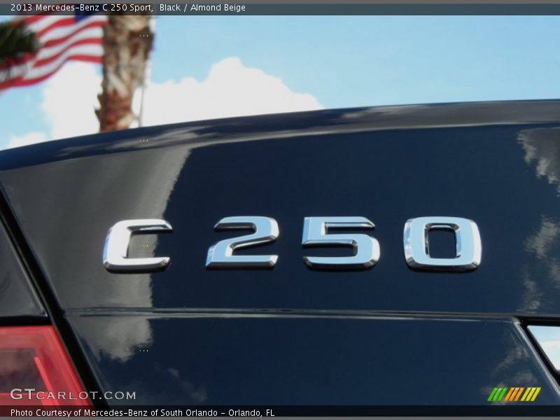 Black / Almond Beige 2013 Mercedes-Benz C 250 Sport